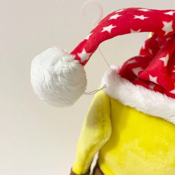 Pokemon Pikachu Plush Winter Holiday Christmas Edition Santa Hat Stars 8 Inch - Picture 13 of 16